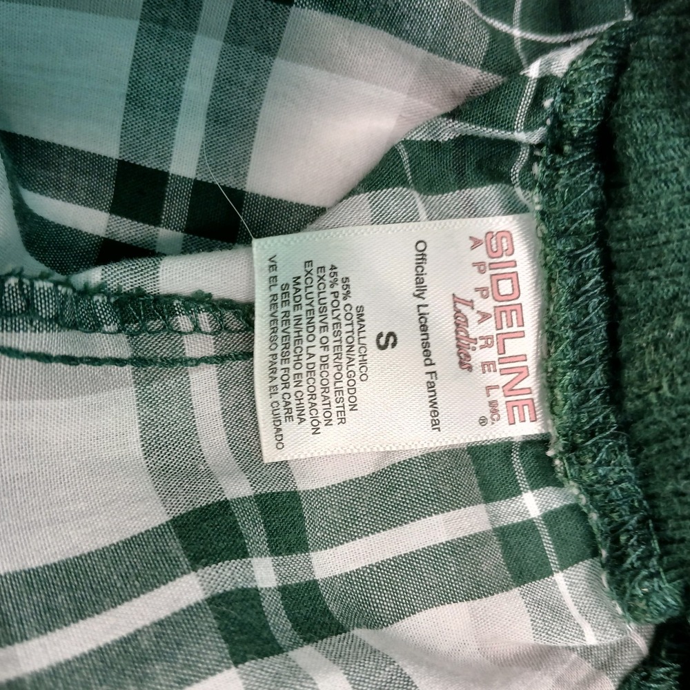 Michigan State Spartans Plaid Lounge Pants Capri Cropped‎ Sleepwear Size Small - Picture 3 of 6